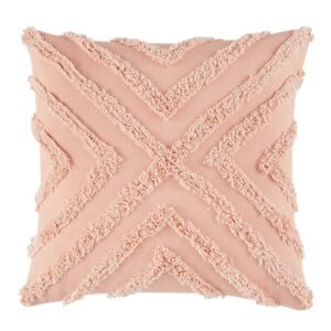 Terrys Fabrics Pineapple Elephant Diamond Tufted Cotton 43cm x 43cm Filled Cushion Blush Pink