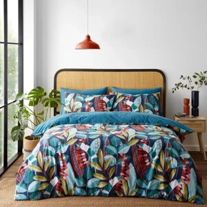 Catherine Lansfield Botanical Leaves Duvet Cover Bedding Set Green