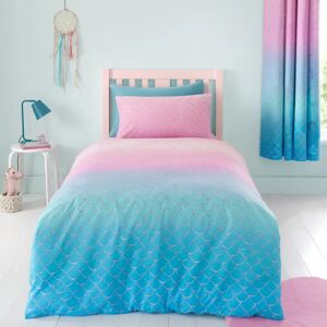 Catherine Lansfield Mermaid Childrens Bedding Blue