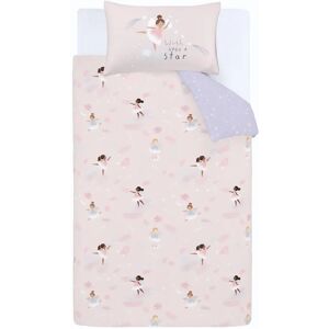 Catherine Lansfield Dancing Fairies Childrens Bedding Pink