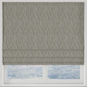 Terrys Fabrics Linear Made To Measure Roman Blind Silver