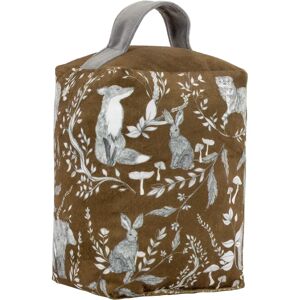 Terrys Fabrics Buckthorn Woodland Velvet Doorstop Amber