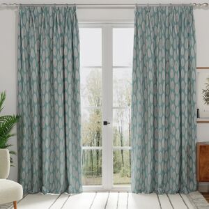 Terrys Fabrics Quill Made To Measure Curtains Teal