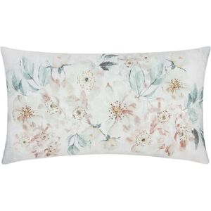 Terrys Fabrics Canina Floral Outdoor 30cm x 50cm Filled Boudoir Off White