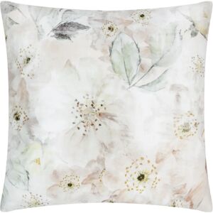 Terrys Fabrics Canina Floral Outdoor 43cm x 43cm Filled Cushion Off White