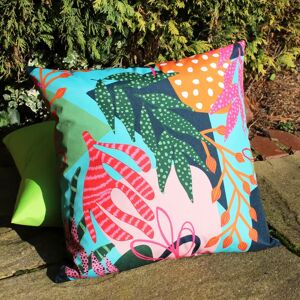 Terrys Fabrics Coralina Floral Outdoor 43cm x 43cm Filled Cushion Multi