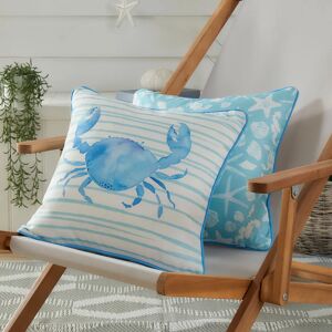 Terrys Fabrics Crab 43cm x 43cm Outdoor Filled Cushion Sea Foam