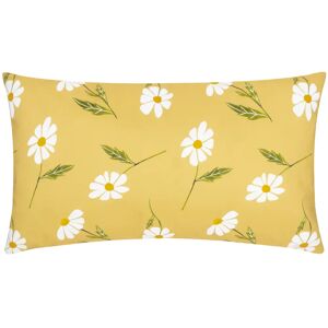 Terrys Fabrics Daisies Floral Outdoor 30cm x 50cm Filled Boudoir Yellow