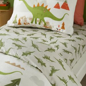 Terrys Fabrics Bedlam Dino Bed Linen Fitted Sheet Green