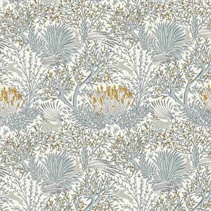 Terrys Fabrics Clarke & Clarke Wilderwood Fabric Denim