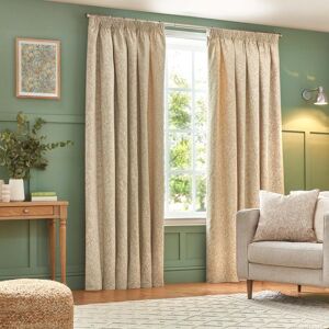 Terrys Fabrics Grantley Jacquard Ready Made Curtains Natural