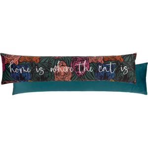 Terrys Fabrics Home Is Where The Cat Is Velvet Draught Excluder Multi