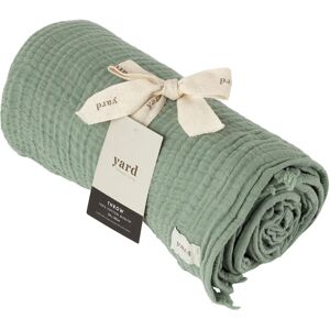 Terrys Fabrics Lark Crinkled Cotton Throw Eucalyptus