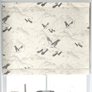 Laura Ashley Animalia Made To Measure Roman Blind Silver