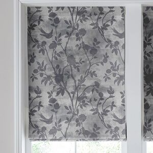 Laura Ashley Eglantine Silhoutte Woven Made To Measure Roman Blind Dove