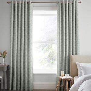 Laura Ashley Burnham Woven Made To Measure Curtains Sage