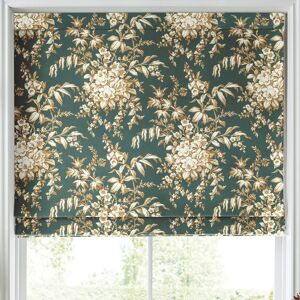 Laura Ashley Picardie Velvet Made To Measure Roman Blind Fern