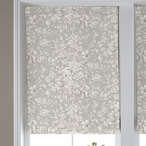 Laura Ashley Heledd Blooms Made To Measure Roman Blind Dove Grey