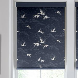 Laura Ashley Animalia Blackout Made To Measure Roller Blind Midnight