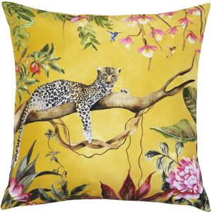 Terrys Fabrics Leopard Outdoor 43cm x 43cm Filled Cushion Gold