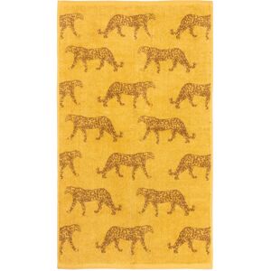 Terrys Fabrics Leopard Animal Jacquard Towel Gold