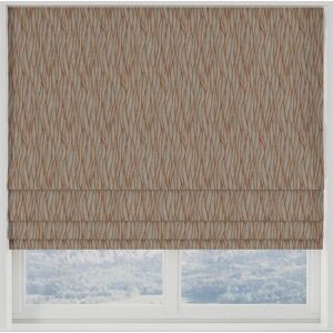 Terrys Fabrics Linear Made To Measure Roman Blind Burnt Orange