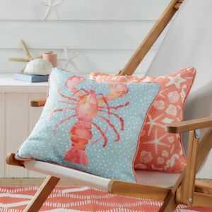 Terrys Fabrics Lobster 43cm x 43cm Outdoor Filled Cushion Orange