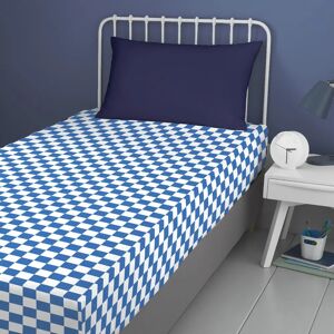 Terrys Fabrics Bedlam On The Move Bed Linen Fitted Sheet Blue