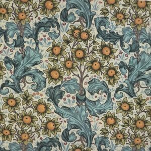 William Morris Orchid Outdoor Fabric Azure