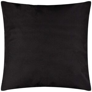 Terrys Fabrics Plain Outdoor 55cm x 55cm Filled Cushion Black
