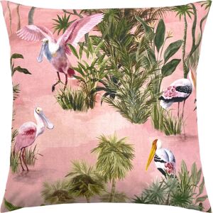 Terrys Fabrics Platalea Botanical Outdoor 43cm x 43cm Filled Cushion Blush