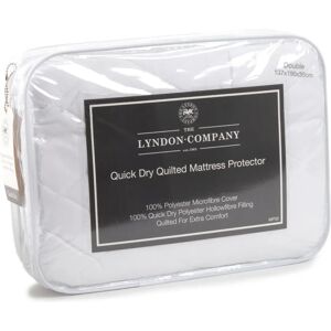 Terrys Fabrics Quick Dry Quilted Mattress Protector White