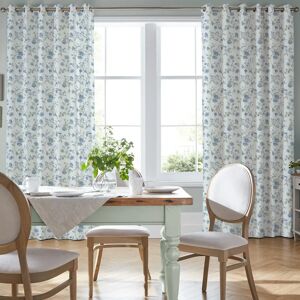 Laura Ashley Rambling Rector Made To Measure Curtains Blue Sky