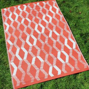 Terrys Fabrics Rico Outdoor 120cm x 170cm Rug Terracotta