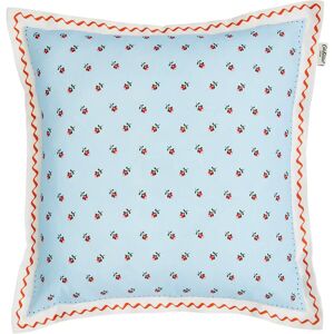 Cath Kidston Rose Bud 45cm x 45cm Filled Cushion Mid Blue