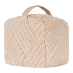 Terrys Fabrics Sonnet Cut Faux Fur Doorstop Brulee