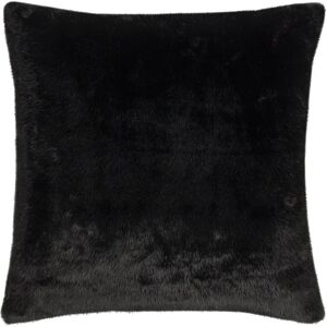 Terrys Fabrics Stanza Faux Fur 55cm x 55cm Filled Cushion Jet