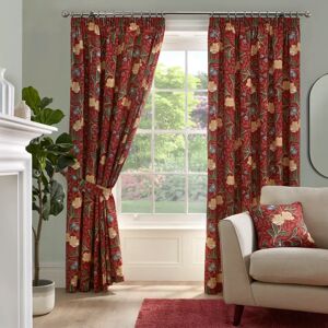 Terrys Fabrics Sandringham Ready Made Curtains Red