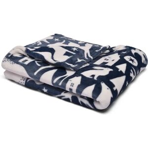 Terrys Fabrics Scandi Animals 120cm x 150cm Throw Navy