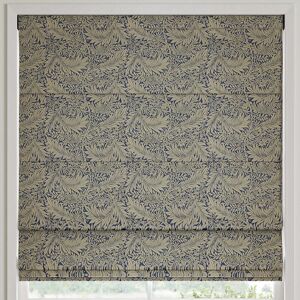 William Morris Larkspur Woven Made To Measure Roman Blind Indigo