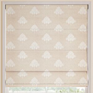 William Morris Marigold Tree Embroidery Made To Measure Roman Blind Chalk