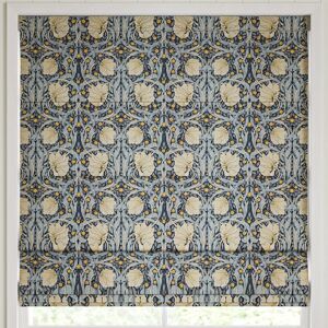 William Morris Pimpernel Made To Measure Roman Blind Indigo