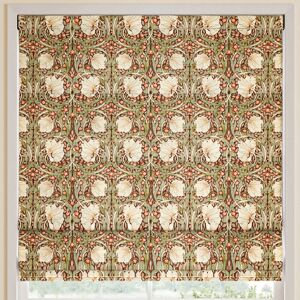 William Morris Pimpernel Velvet Made To Measure Roman Blind Brick