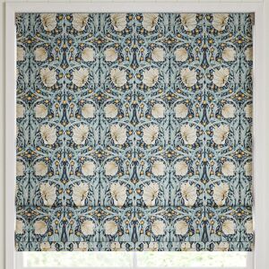 William Morris Pimpernel Velvet Made To Measure Roman Blind Indigo