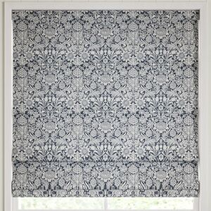 William Morris Sunflower Made To Measure Roman Blind Indigo