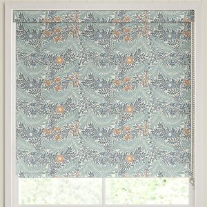 William Morris Larkspur Blackout Made To Measure Roller Blind Woad