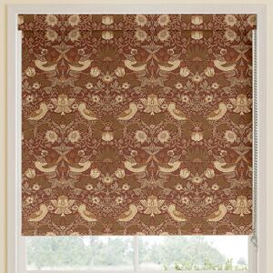 William Morris Strawberry Thief Blackout Made To Measure Roller Blind Acorn
