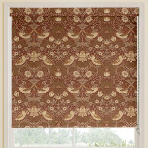 William Morris Strawberry Thief Translucent Made To Measure Roller Blind Acorn