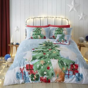 Terrys Fabrics Christmas Winter Friends Duvet Cover Bedding Set Green