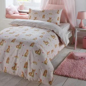 Terrys Fabrics Bedlam Woodland Friends Duvet Cover Bedding Set Pink